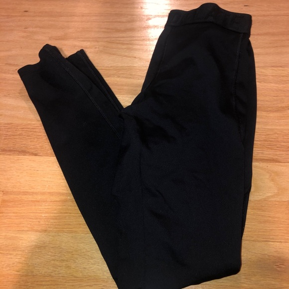 Black Spandex Workout Leggings - Picture 4 of 6